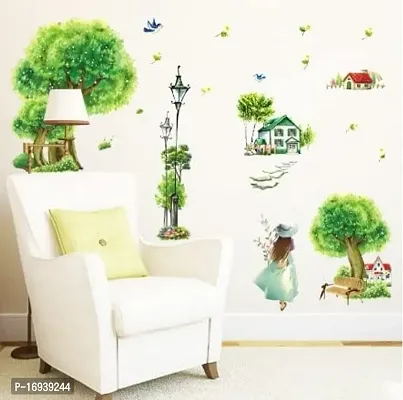 Nature Forest Home 50X70 Cm Self Adhesive Peel And Stick Vinyl Wall Sticker