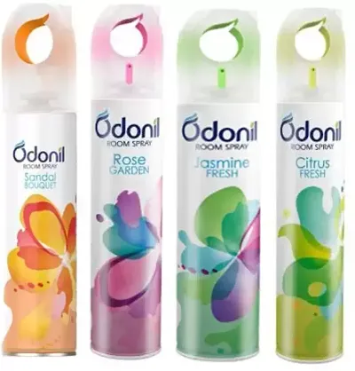 Odonil Sandal Rose jasmine Citrus (220 ml each) (pack of 4)
