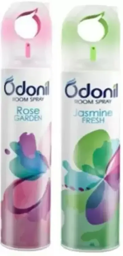 Odonil Rose, Jasmine Spray  (220ml Each) (PACK OF 2)