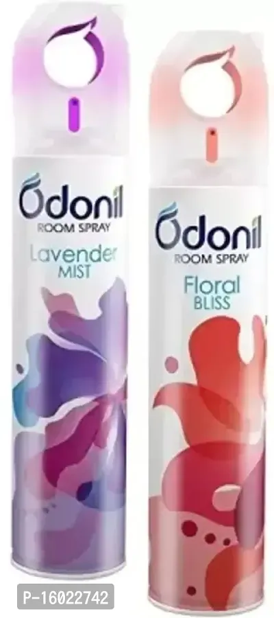 Odonil Spray Floral Bliss, Lavender Mist 220 ml Each (Pack Of 2)-thumb0