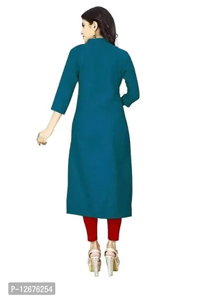 Stylish Fancy Rayon Straight Kurta For Women-thumb2