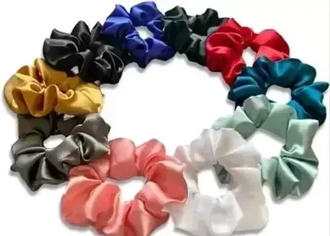 Designer Fabric Rubber Bands For Women Pack Of