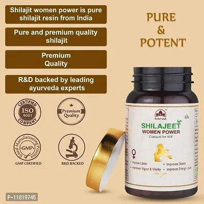 Shilajit sex power capsules for Women | Improves desire for sex | Stamina Strength  Power | 30 Capsules-thumb5