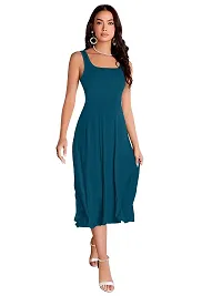 TESSAVEGAS, Women's  Girl's MIDI Maxi Sleeveless Dress-thumb1