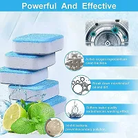 (Pack of 12) Washing Machine Deep Cleaner Tablets ,Descaling Powder Tablets for All Companyrsquo;s Front and Top Load Machine, Effervescent Tablet for Perfectly Automatic Cleaning of Tub  Drum Stain Remov-thumb3