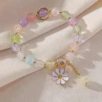 Rhinestone Bracelets Colorful Jewelry Daisy Flower Multi Beads-thumb3