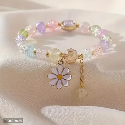 Rhinestone Bracelets Colorful Jewelry Daisy Flower Multi Beads-thumb5