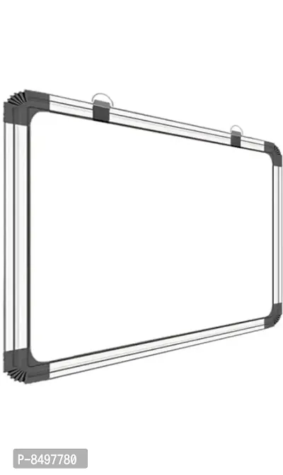 White Board 1 X 1 FEET (30 CM X 30 CM)Non Magnetic White Board with Chalk Board Small Slate-thumb2