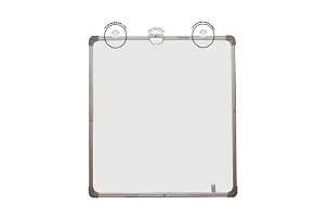 Non Magnetic 2x2 Feet Double Sided White Board and Chalk Board Both Side Writing Boards, one Side White Marker and Reverse Side Chalk Board-thumb3
