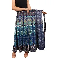 Stylish Cotton Printed Multicoloured Skirts For Women-thumb2