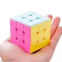 Rubik Cubes 3x3 High Speed Sticker Less Magic Puzzle Cube Game Toy (3x3)-thumb1
