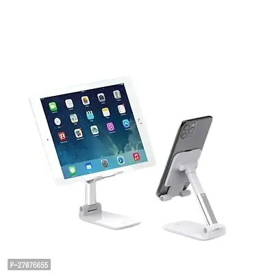 Cell Phone Stand, Haau Angle Height Adjustable Mobile Phone Holder, Table Stand, Foldable Mobile Phone Stand, Mobile Stand for Table for Study-thumb0