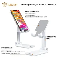 Cell Phone Stand, Haau Angle Height Adjustable Mobile Phone Holder, Table Stand, Foldable Mobile Phone Stand, Mobile Stand for Table for Study-thumb2