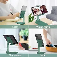 Adjustable Cell Phone Stand, Foldable Portable Phone Stand Phone Holder for Desk, Desktop Tablet Stand Compatible with Mobile Phone-thumb2