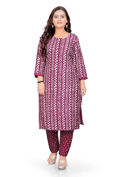 Fancy Printed Crepe Kurti