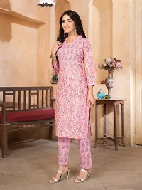 Fancy Cotton Kurta Set For Women-thumb3