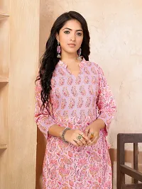 Fancy Cotton Kurta Set For Women-thumb2