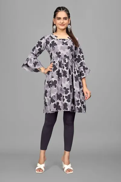 Fancy Crepe Tunic Kurti