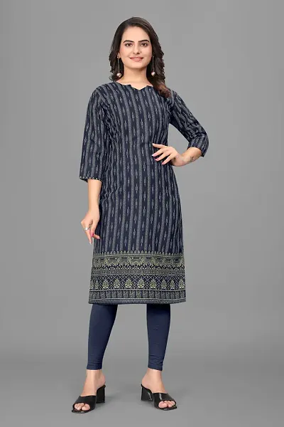 Trendy Cotton Printed Kurta