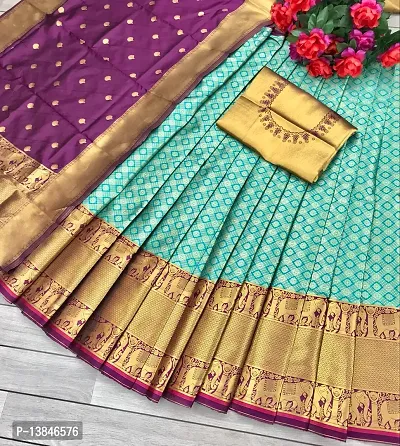 BEAUTIFUL RICH PALLU  JACQUARD WORK ON ALL OVER-thumb3