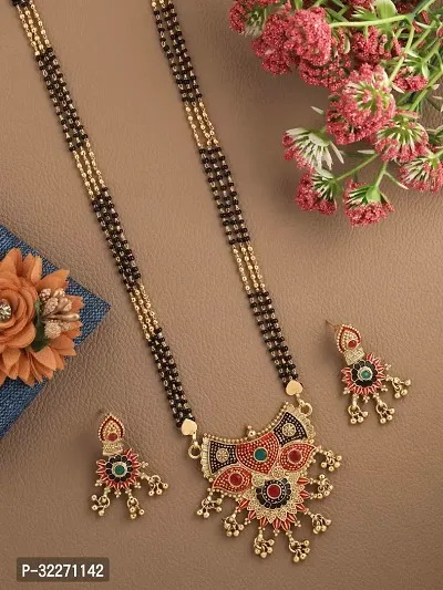 Elegant Gold Plated Mangalsutra Set