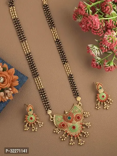 Elegant Gold Plated Mangalsutra Set