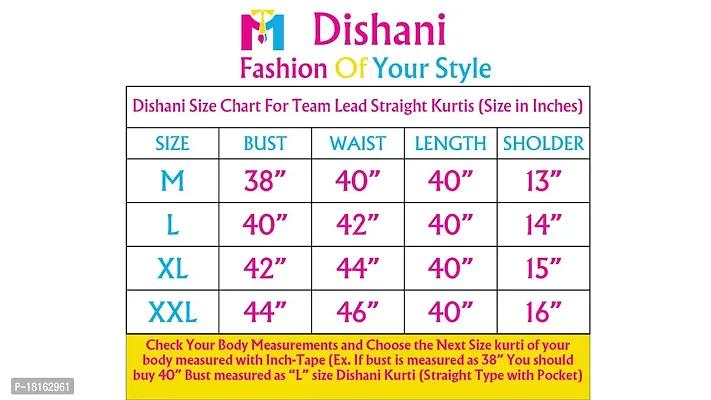 Dishani Cotton Kurtis for Women with Pocket, 3/4th Sleevs  Knee Length, Fine Prints Pure Cotton | Stylish  Trendy Straight Kurtis -(Green, DFI_TL_623_L)-thumb3