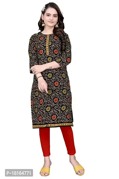 Shritikas Women Cotton Kurti, Cotton kurti with Pocket, Staight kurti