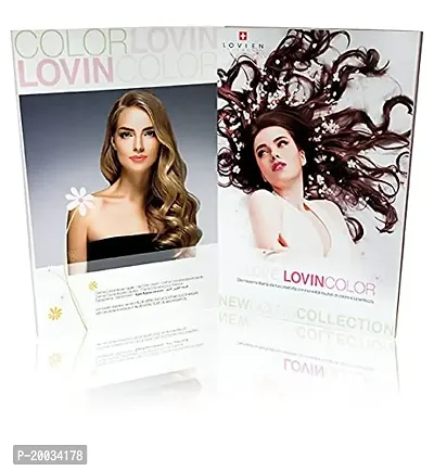 LOVIEN 9.1 Extra Light Ash Blonde Lovin Hair Color with Natural Plants Extracts of Aloe Vera,Olive Oil  Argan Oil-thumb4