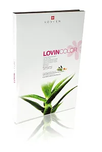 LOVIEN 9.1 Extra Light Ash Blonde Lovin Hair Color with Natural Plants Extracts of Aloe Vera,Olive Oil  Argan Oil-thumb1