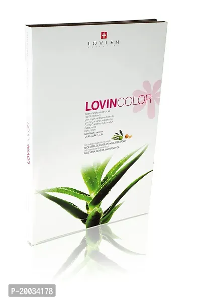 LOVIEN 9.1 Extra Light Ash Blonde Lovin Hair Color with Natural Plants Extracts of Aloe Vera,Olive Oil  Argan Oil-thumb2