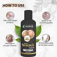 RIBVA present Stretch Marks Removal Oil - Natural Heal Pregnancy, Hip, Legs, Mark oil 50 ml pack of 1-thumb1