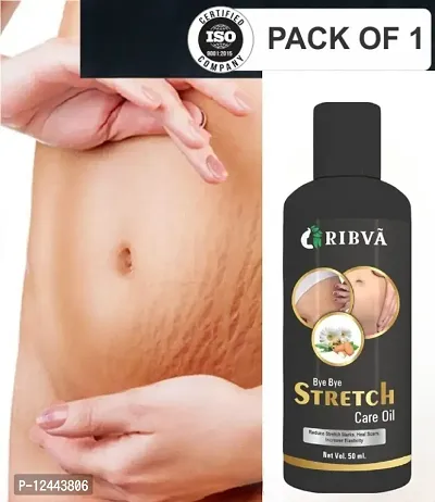 RIBVA present Stretch Marks Removal Oil - Natural Heal Pregnancy, Hip, Legs, Mark oil 50 ml pack of 1