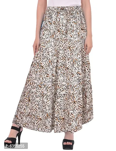 Fabulous Rayon Printed Skirts For Women And Girls-thumb0