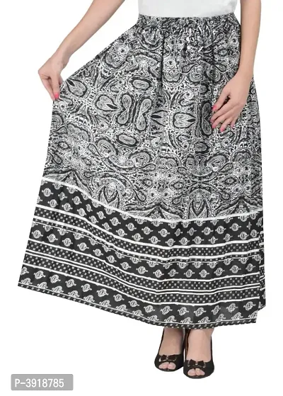 Women's Rayon Printed Ethnic Skirt-thumb0