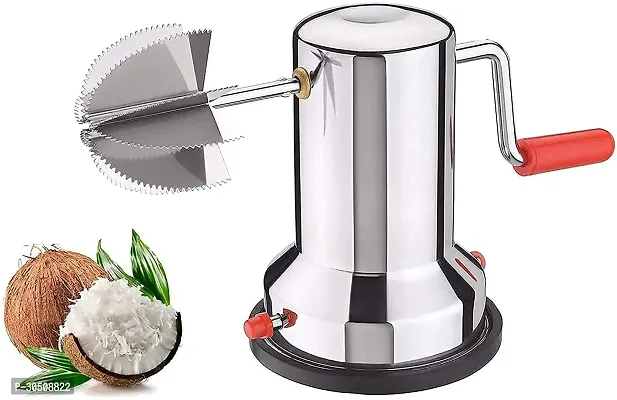 Coconut Scrapper Crusher Machine With Vacuum Base