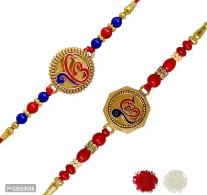 Stylish Multicoloured Rakhi Pack Of 2