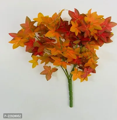 Orange Artificial 7 Branch 28 Group Per Pc 40cm