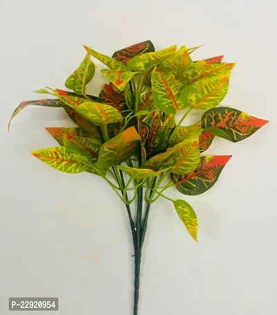 Orange And Green Artificial 7 Branch 28 Group Per Pc 40cm-thumb0