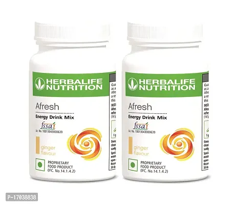 HERBALIFE NUTRITION Herbalife Afresh Energy Drink Mix (Ginger, 50 g) Pack of 2-thumb0