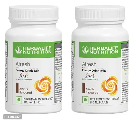 Herbalife Nutrition Afresh Energy Drink Mix Elaichi 50 g Pack of 2-thumb0