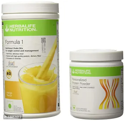 Herbalife Formula 1 Shake 500 g Weight Loss - Mango + Protein Powder 200 g-thumb0