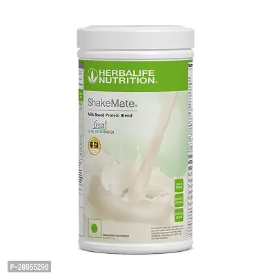 Herbalife Nutrition New Shake mate 500gm Plant-Based Protein  (0.5 kg, SHAKEMATE) Flavour Name:Vanilla-thumb0