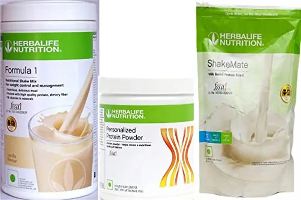 Buy Herbalife Nutrition Weight Loss Combo Pack Formula 1 VANILLA 500G ...