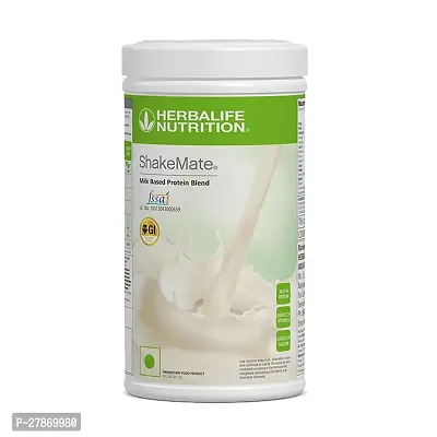 Herbalife Nutrition New Shake mate 500gm Plant-Based Protein (0.5 kg, SHAKEMATE) Flavour Name:Vanilla-thumb0