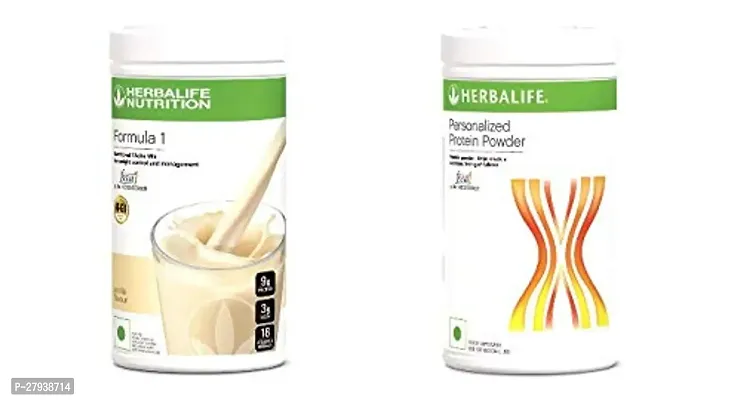 Herbalife Nutrition Pack of Formula 1 Nutritional Shake Mix (Vanilla) and Personalized Protein Powder, 400 g-thumb0