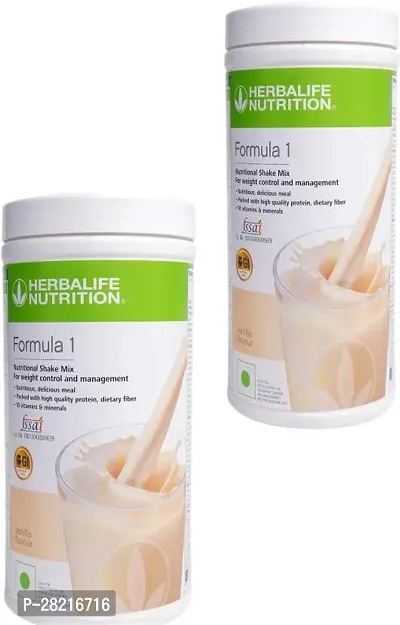 Herbalife Nutritional Vanilla Shake Mix 1000 gm - Pack of 2-thumb0