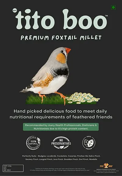 Tito Boo Premium Foxtail Millet (Kangni) Bird Food