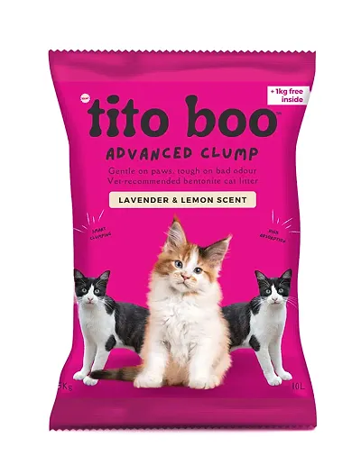 Tito Boo Advanced Clump Cat Litter   2kg Pack