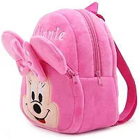 Elegant Velvet Soft School Bags For Kids- Pack Of 2-thumb1